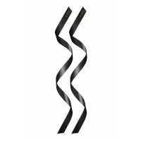 2 Liens Satin Noir 160 cm - Bondage Souple