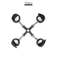 Hand- und Fußfesseln aus Kunstleder — Hogtie Kit Hand- und Fußfesseln aus Kunstleder — Hogtie Kit