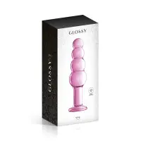 Plug verre Glossy Toys n°9 Pink - Glossy Toys - Import busyx - détail 2