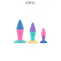 Koda Set de 3 Plugs Anales de Silicona Multicolor S/M/L — PMV20