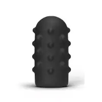 Bumpy - Masturbateur Manuel Noir avec Lubrifiant