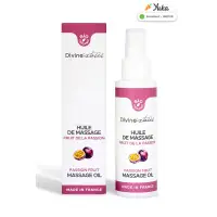 Huile de massage gourmande BIO Fruit de la passion - Divinextases - Import busyx - visuel principal
