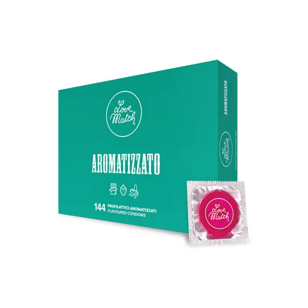 144 Love Match Gearomatiseerde Condooms - Love Match - Condooms - hoofdafbeelding