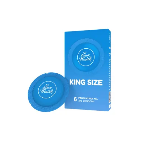 6 Preservativos XXL (King Size) Love Match - Love Match - Esenciales - imagen principal
