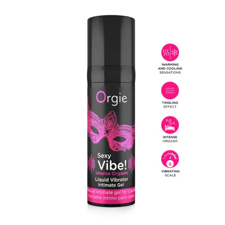 Gel d'excitation Sexy Vibe Intense Orgasm Liquid Vibrator - Orgie - Import busyx - visuel principal