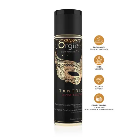 Huile de massage Tantric Divine Nectar - Orgie - Import busyx - visuel principal