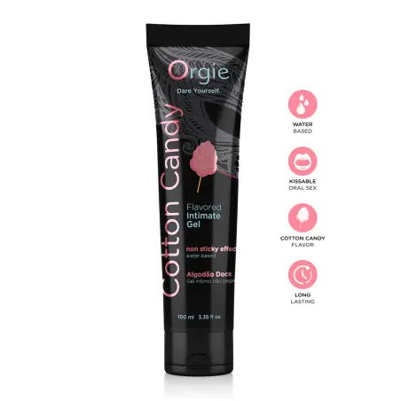Lubrifiant eau Lube Tube Barbe à papa 100ml - Orgie - Import busyx - visuel principal