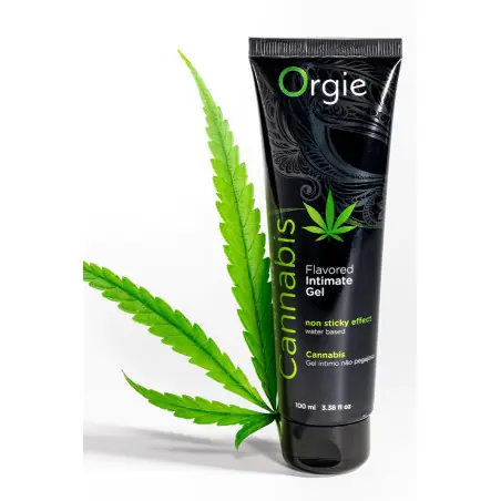 Lubrifiant eau Lube Tube Cannabis 100ml - Orgie - Import busyx - photo 3