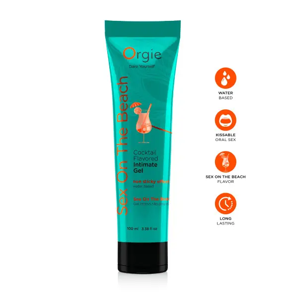 Gel intime Lube Tube Cocktail Sex On The Beach 100ml - Orgie - Import busyx - visuel principal