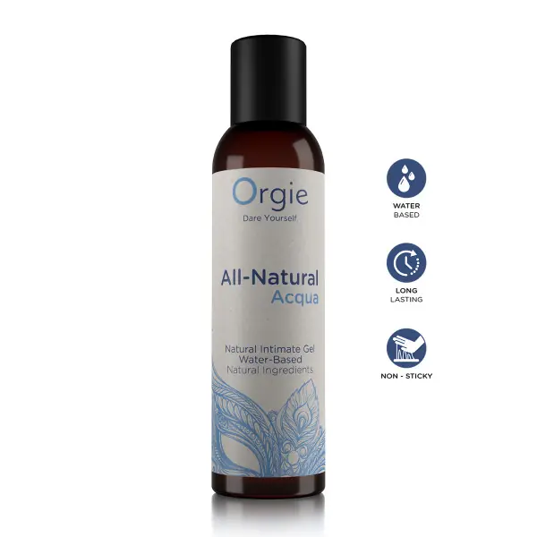 Gel intime naturel All Natural Acqua 150ml - Orgie - Import busyx - visuel principal