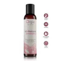 Gel intime naturel All Natural fraise 150ml - Orgie - Import busyx - visuel principal