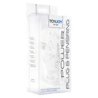 Stimulateur de prostate et cockring transparent - Toy Joy - Import busyx - détail 2