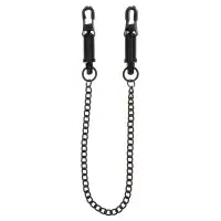 Pinces à Tétons avec Chaîne Noire - Heavy Duty Adjustable Clamps