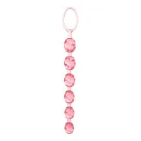 Catena Anale 20 cm Rosa - 6 Perle Ritorte Progressive