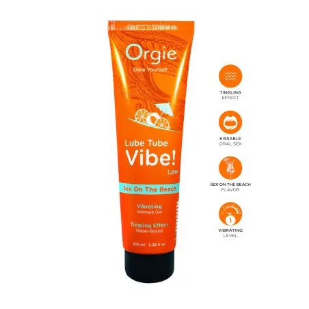 Lubrifiant Lube Tube Vibe (Low) Sex On The Beach 100ml - Orgie - Import busyx - visuel principal