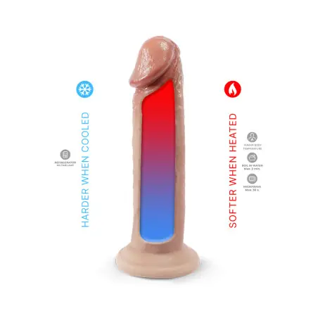 Gode Real Skin Supreme Model 2 flesh 15,4 cm - SilexD - SilexD - Import busyx - détail 5