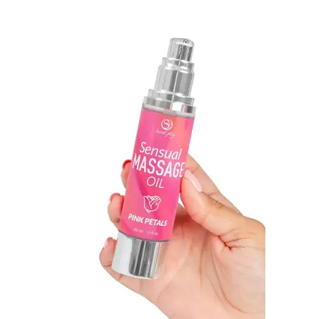 Huile de massage Pétales de Rose - Secret Play - Secret Play - Import busyx - détail 2