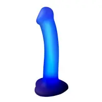 Glow-LED - Dildo Lumineux Semi-Réaliste Taille M