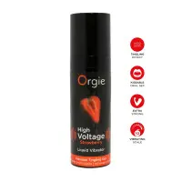 Vibrationsgel - High Voltage Liquid Vibrator Erdbeere
