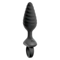 Plug Vibrador Flexible en Diseño Espiral - Anos - Sextoys - vista 4