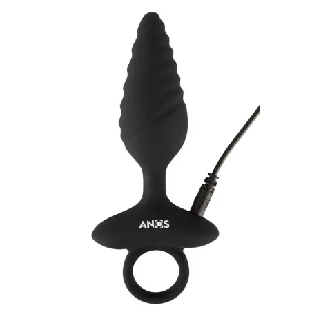 Plug Vibrante Flessibile dal Design a Spirale - Anos - Sextoys - dettaglio 5