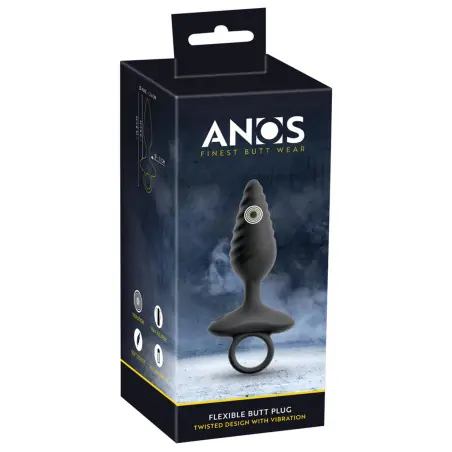 Plug Vibrador Flexible en Diseño Espiral - Anos - Sextoys - foto 3