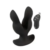 Plug anal écarteur avec vibrations et éléctro-stimulation