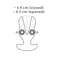 Anal-Spreizplug mit Vibration & Elektro-Stimulation (E-Stim) - Anos - Sextoys - Detail 5