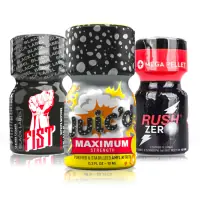 Pack Maximum Strength – 3 Poppers Intensos (10ml)