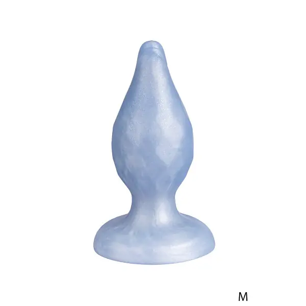 Plug Anal Diamond M Fantasy Collection Silicone Líquido 9,2 cm - SilexD