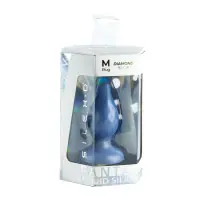 Plug Anal Diamond M Fantasy Collection Silicone Líquido 9,2 cm - SilexD