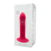 Hitsens 2 Vibe — Dildo Vibratório Dupla Densidade Silexpan® 17,2 × 4 cm - Adrien Lastic
