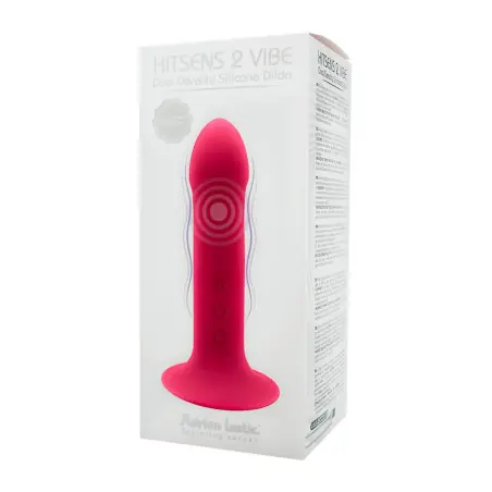 Hitsens 2 Vibe — Dildo Vibratório Dupla Densidade Silexpan® 17,2 × 4 cm - Adrien Lastic