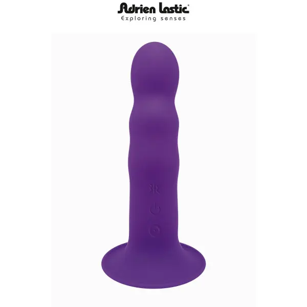 Hitsens 3 Vibe — Dildo Vibratório Ondulado Dupla Densidade Silexpan® 18,2 × 4 cm - Adrien Lastic
