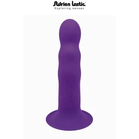Hitsens 3 Vibe — Dildo Vibratório Ondulado Dupla Densidade Silexpan® 18,2 × 4 cm - Adrien Lastic