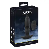 Plug Anal Vibratório com Vaivém e Controlo Remoto RC Thrusting Massager - Anos