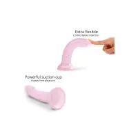 Dildolls Starlight - Dildo Silicone Rosa Estrelado 18 cm - 