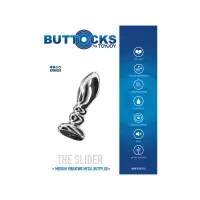 The Slider M — Plug Anal Vibratório em Aço Inoxidável - Toy Joy