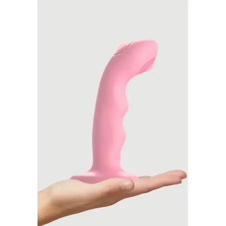 Tapping Dildo Wave M - Vibrador de Duplo Tapping Rosa - 