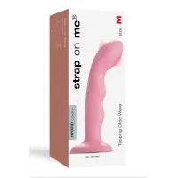 Tapping Dildo Wave M - Vibrador de Duplo Tapping Rosa - 