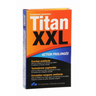 Booster sessuale di lunga durata - Titan XXL 20 compresse