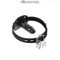 Gag met interne dildo