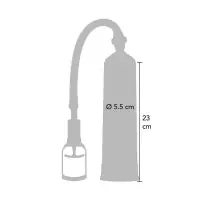 Power Pump - Bomba Peniana Manual Vermelha 20 cm - Toy Joy