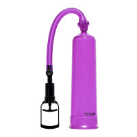 Power Pump — Bomba de Pene Manual Violeta 20 cm