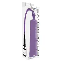 Power Pump — Bomba Peniana Manual Violeta 20 cm - Toy Joy