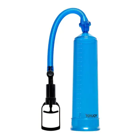 Power Pump - Bomba Peniana Manual Azul 20 cm - Toy Joy