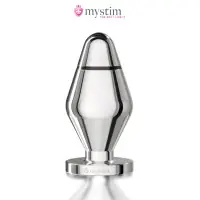Aluminium Electro-Stimulation Plug, Size L 10.5 cm
