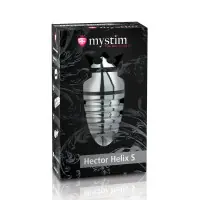 Plug Eletro Bipolar Ranhurado Hélix Tamanho S 10 cm - Mystim