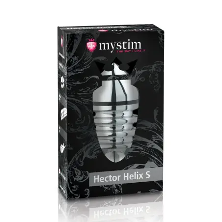Plug Eletro Bipolar Ranhurado Hélix Tamanho S 10 cm - Mystim