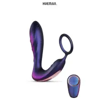 Plug Vibrador, Anillo Peneano y Perineo 3 en 1 — Black Hole